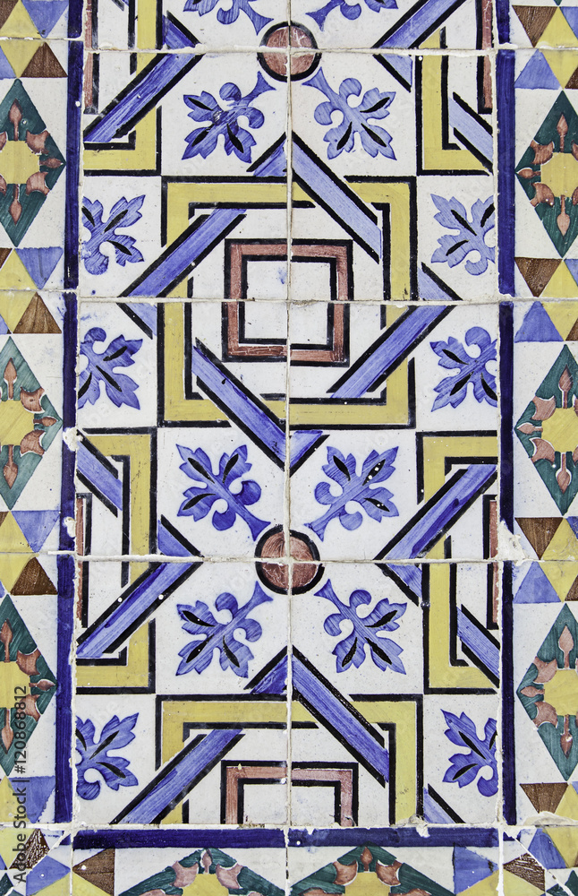Fototapeta premium Typical decorative tiles