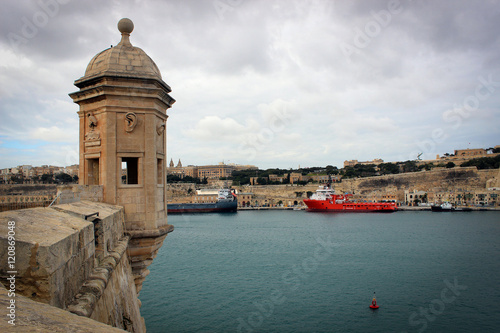 Fort turret, Valetta, Malta © free2trip