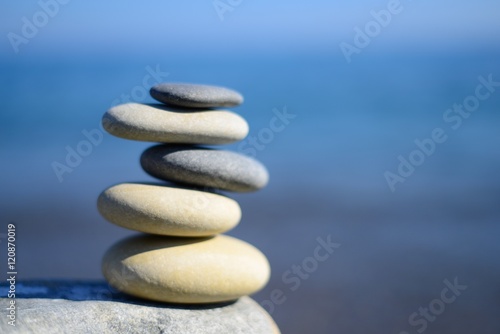 Pile of balancing stones 