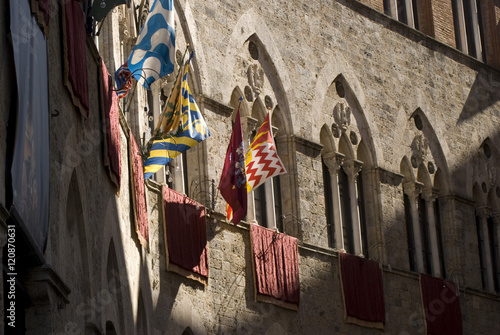 Siena race's flags 02 photo