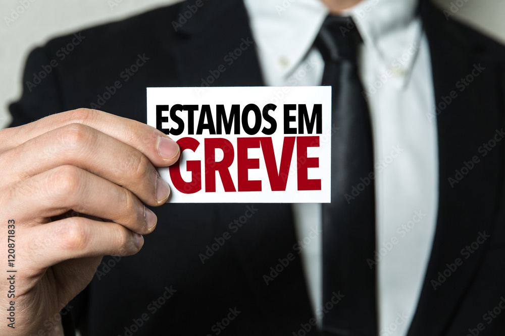 We Are on Strike (in Portuguese) We Are on Strike (in Portuguese)