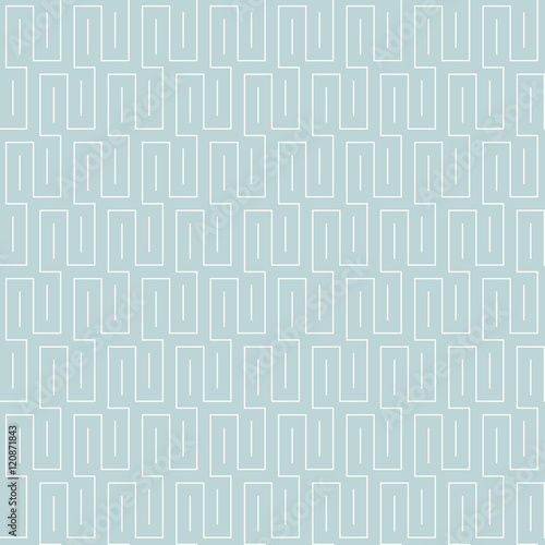 oblong maze ornament. seamless vector pattern.