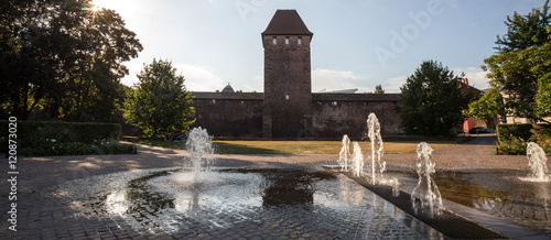 historic townwall and nibelungen museum worms photo