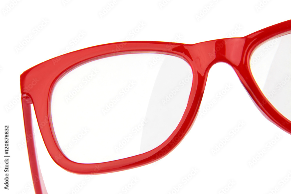 rote Brille für Nerds Stock Photo | Adobe Stock