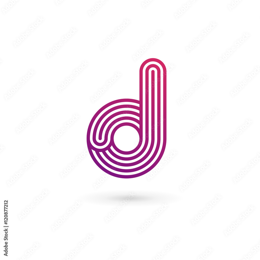 Letter D logo icon design template elements Letter D logo icon design template elements