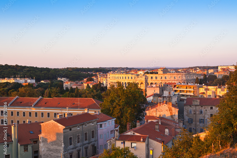 Pula, Croatia cityscape
