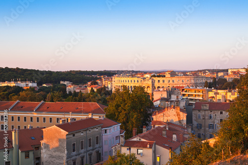 Pula, Croatia cityscape