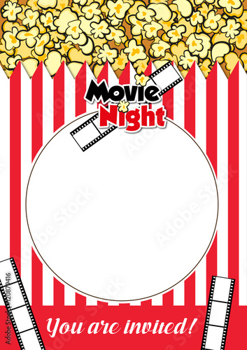Movie Night Card