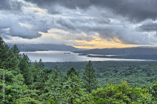 Lake Arenal from the slopes of the Arenal Volcano, Costa Rica