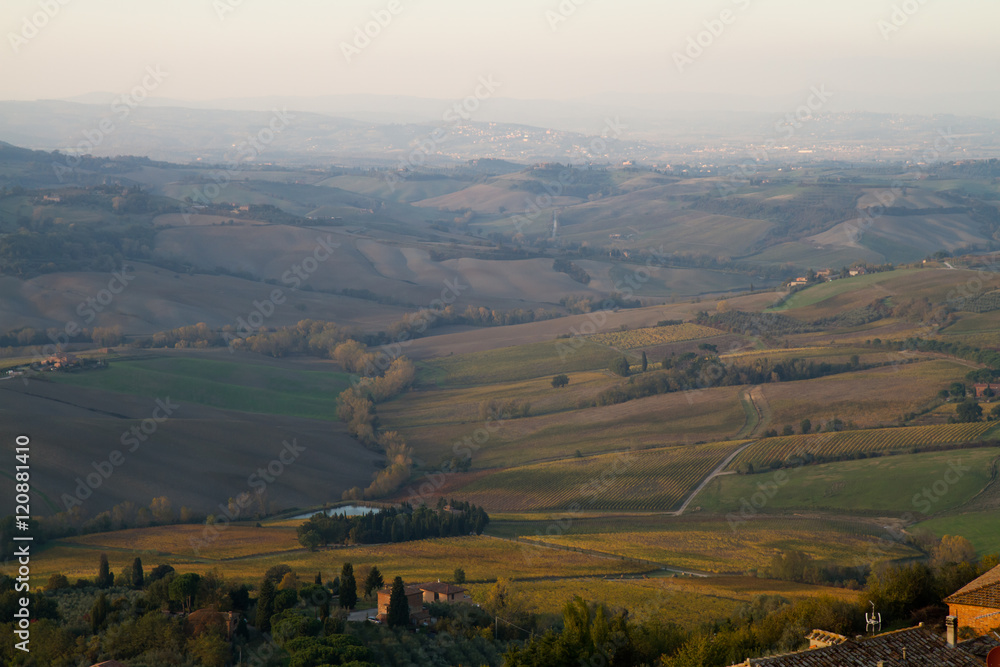 tuscany landscape near siena