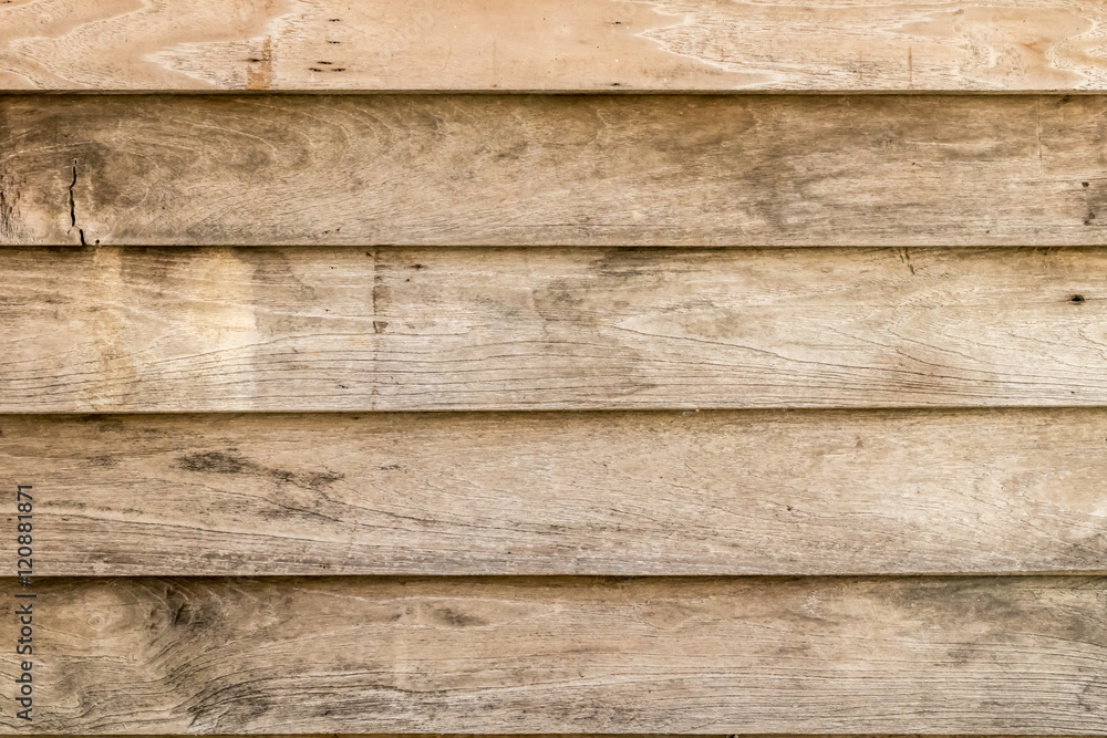 Naklejka premium Wooden wall