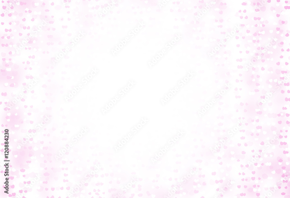 pink and white heart background with gradient light