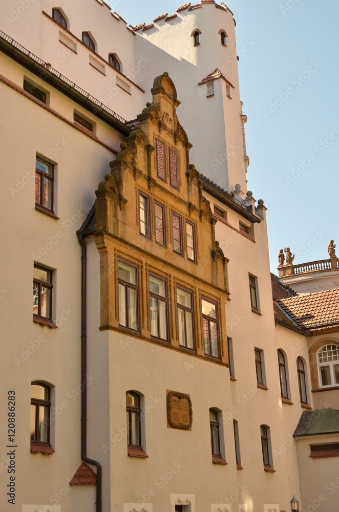 Altes Rathaus in Bielefeld, Ostwestfalen, Deutschland