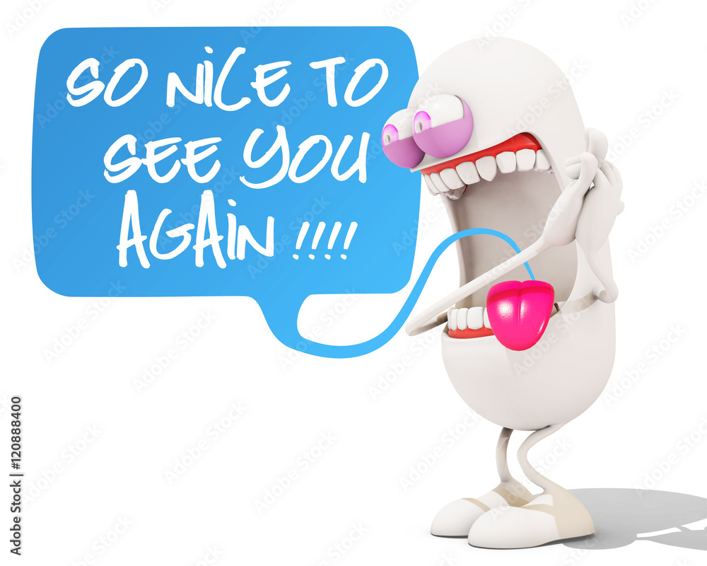 happy 3d cartoon character saying happy 3d cartoon character saying