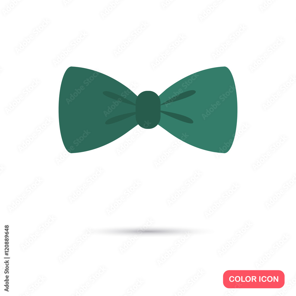 Male butterfly color flat icon