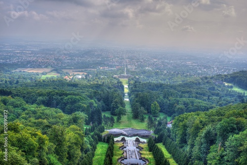 Blick auf Kassel Park Wilhelmshöhe