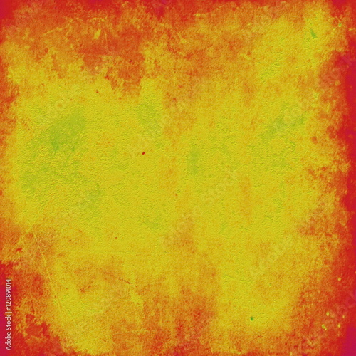 grunge red yellow border background, design element