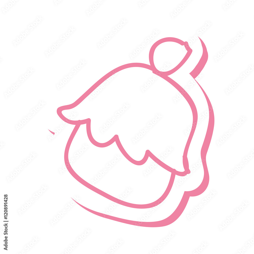 cupcake sweet dessert with cherry decoration draw. vector illustration cupcake sweet dessert with cherry decoration draw. vector illustration