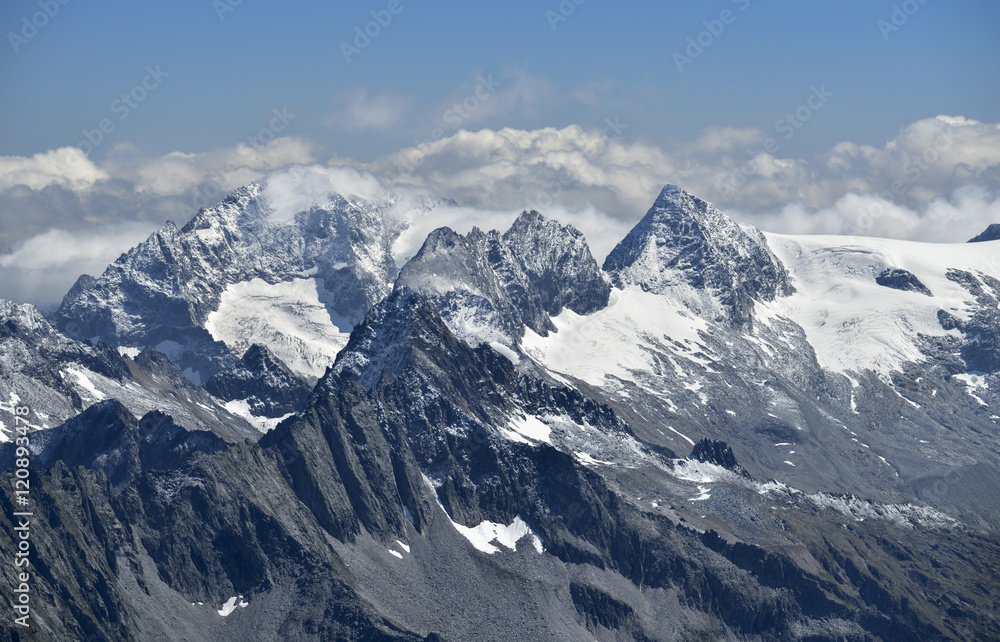 LUFTBILD - Tuxer Alpen und Hohe Tauern