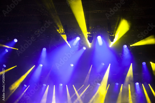 Stage lights on concert