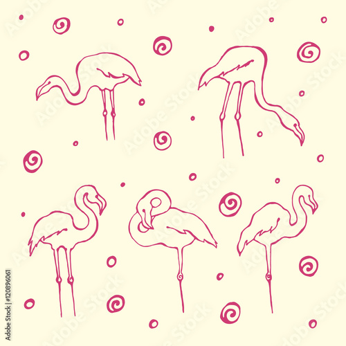 Flamingo set