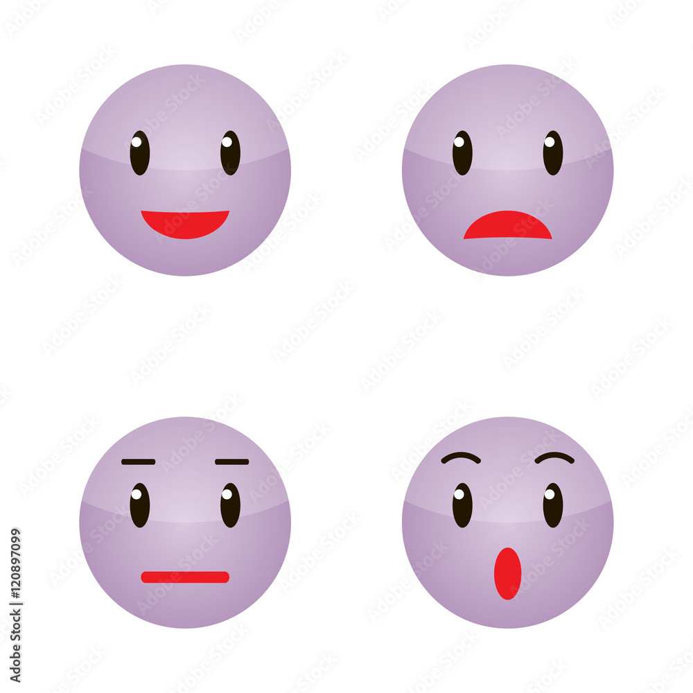 Set of Emoticons. Set of Emoji Set of Emoticons. Set of Emoji