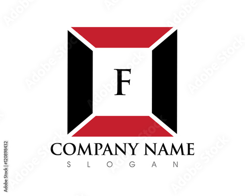 F Letter Frame Logo