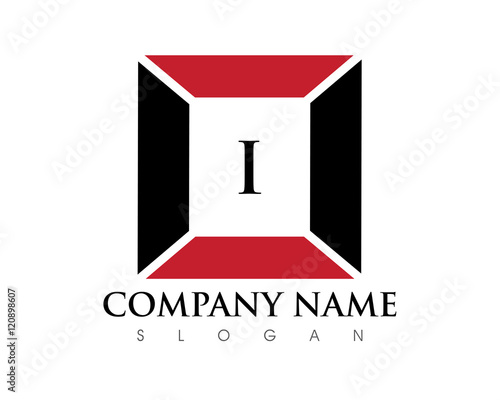 I Letter Frame Logo