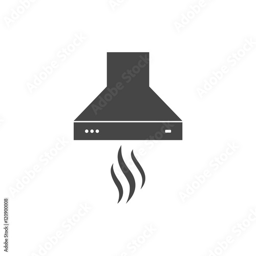 Kitchen hood icon. Vector illustration.