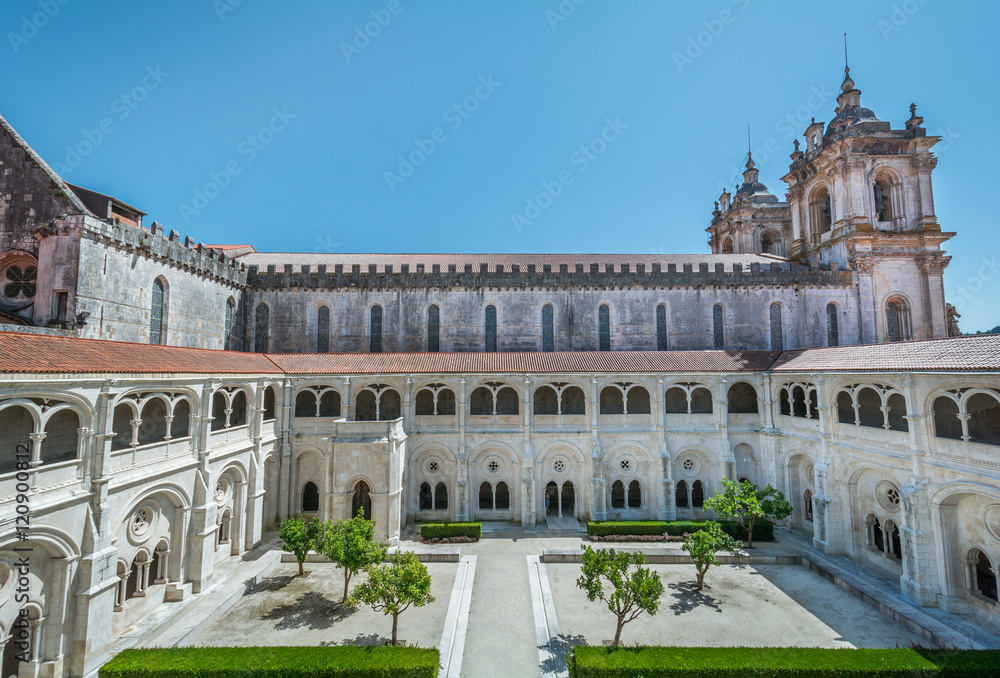 Silence Cloister, Alcobaca Monastery, Portugal