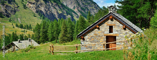 House in alpien mountain in Valle Aosta