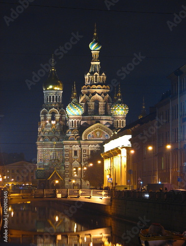 The Cathedral Church of the Savior on spilled blood, St. Petersburg, Russia