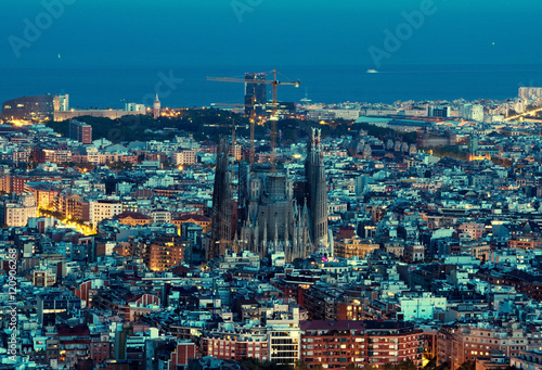 Barcelona skyline, Spain © Iakov Kalinin