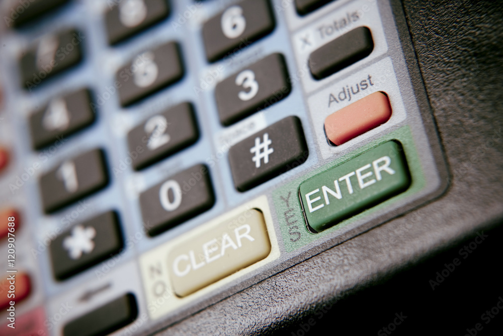 Obraz premium Credit Card Machine