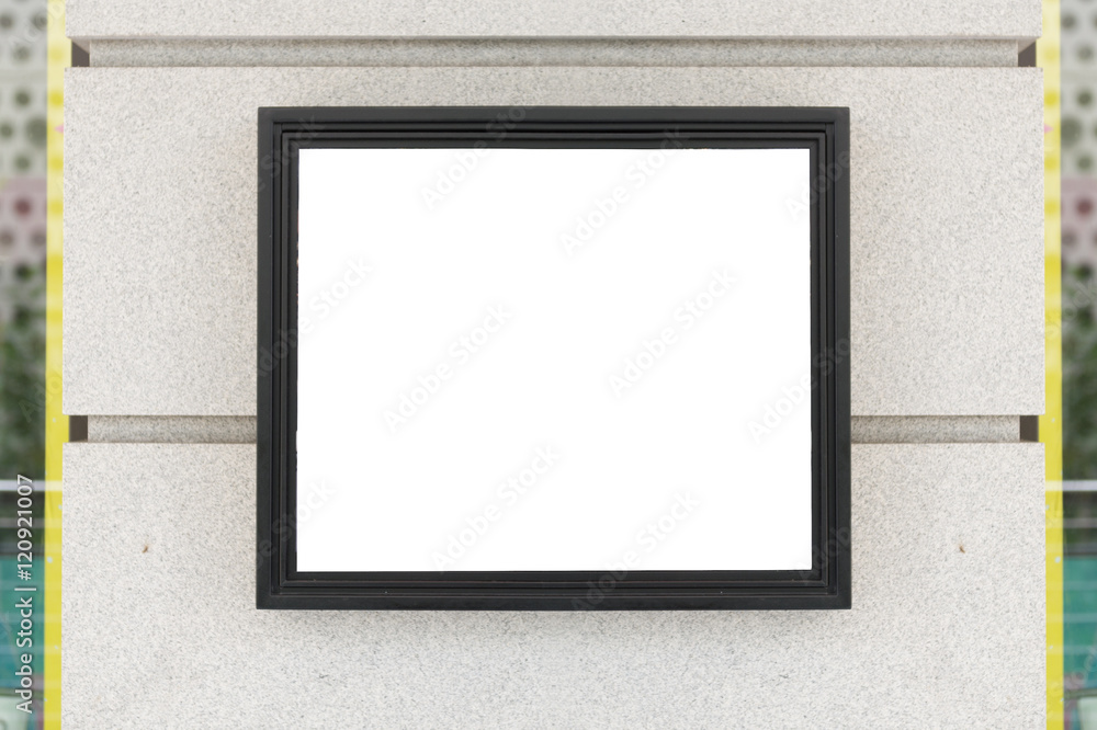 Large blank billboard on a street wall, banners with room to add your own text
Large blank billboard on a street wall, banners with room to add your own text