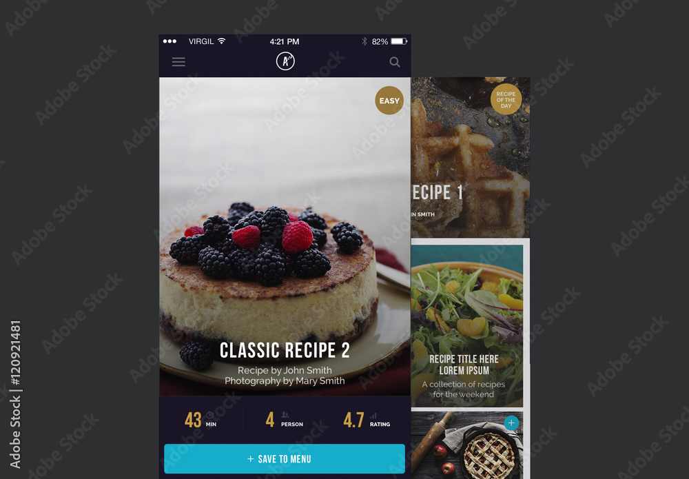 Aroma UI Kit Stock Template | Adobe Stock