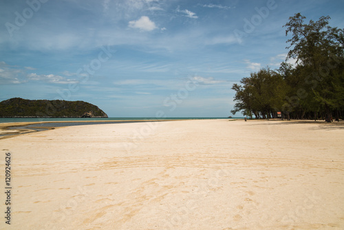 The mountain sea in Prachuab Kiri Khan near Phraya Nakhon cave in Thailand