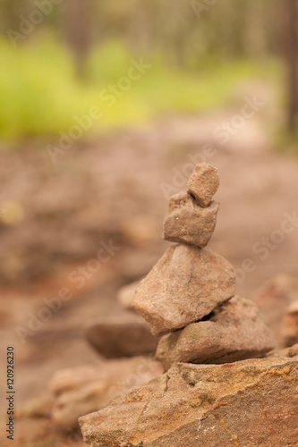 Rock stacking