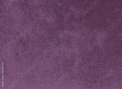 Shining deep violet velvet fabric texture

