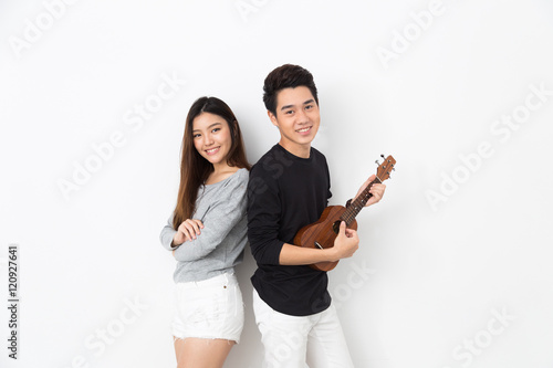 Young asian couple