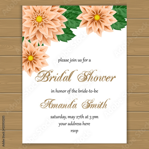 Bridal shower invitation