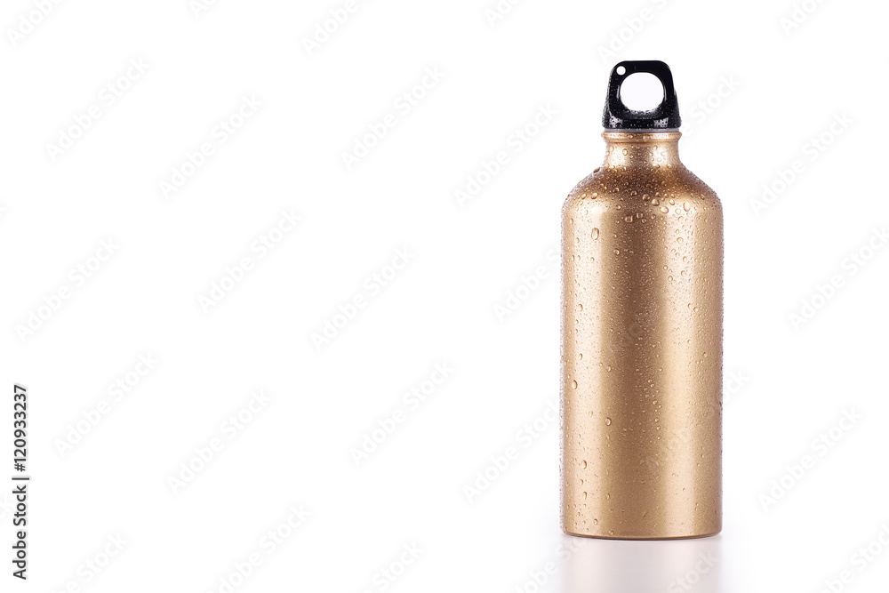 gold steel bottle