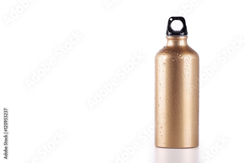 gold steel bottle