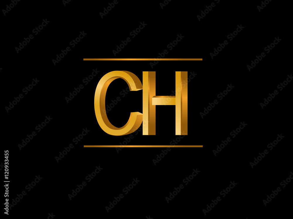 CH Initial Logo for your startup venture CH Initial Logo for your startup venture