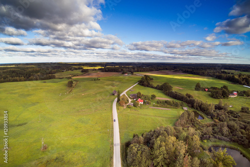 Latvian countyside. photo