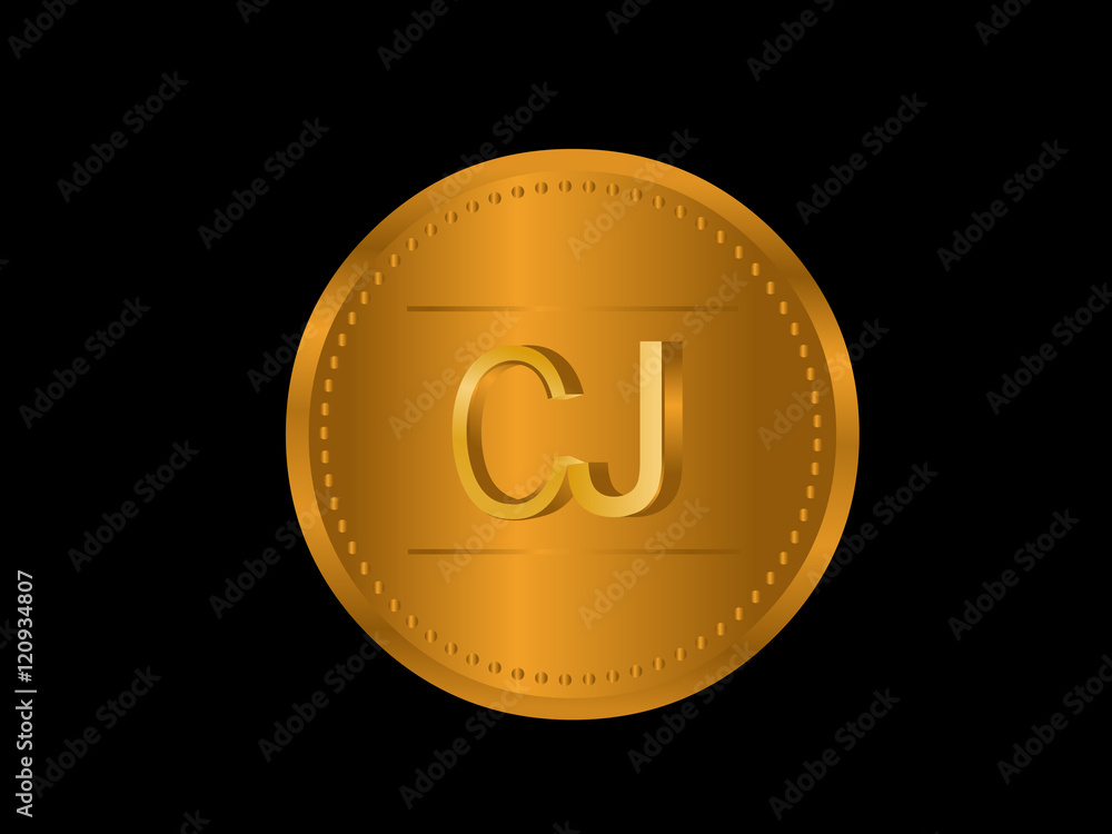 CJ Initial Logo for your startup venture CJ Initial Logo for your startup venture