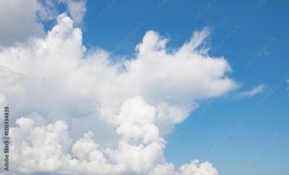 Blue sky and clouds background Blue sky and clouds background