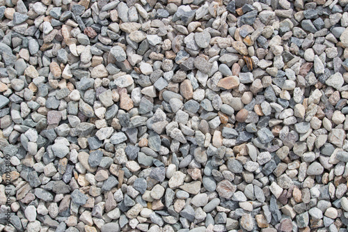 Background of different small stones