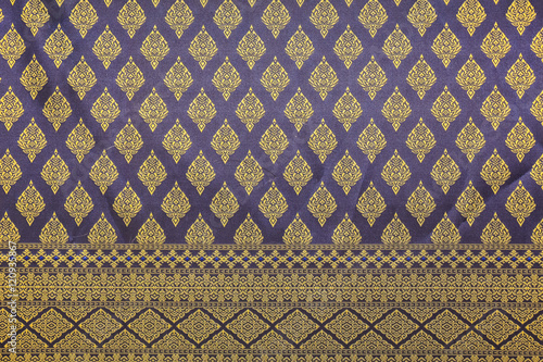 fabric patterned traditional thai style