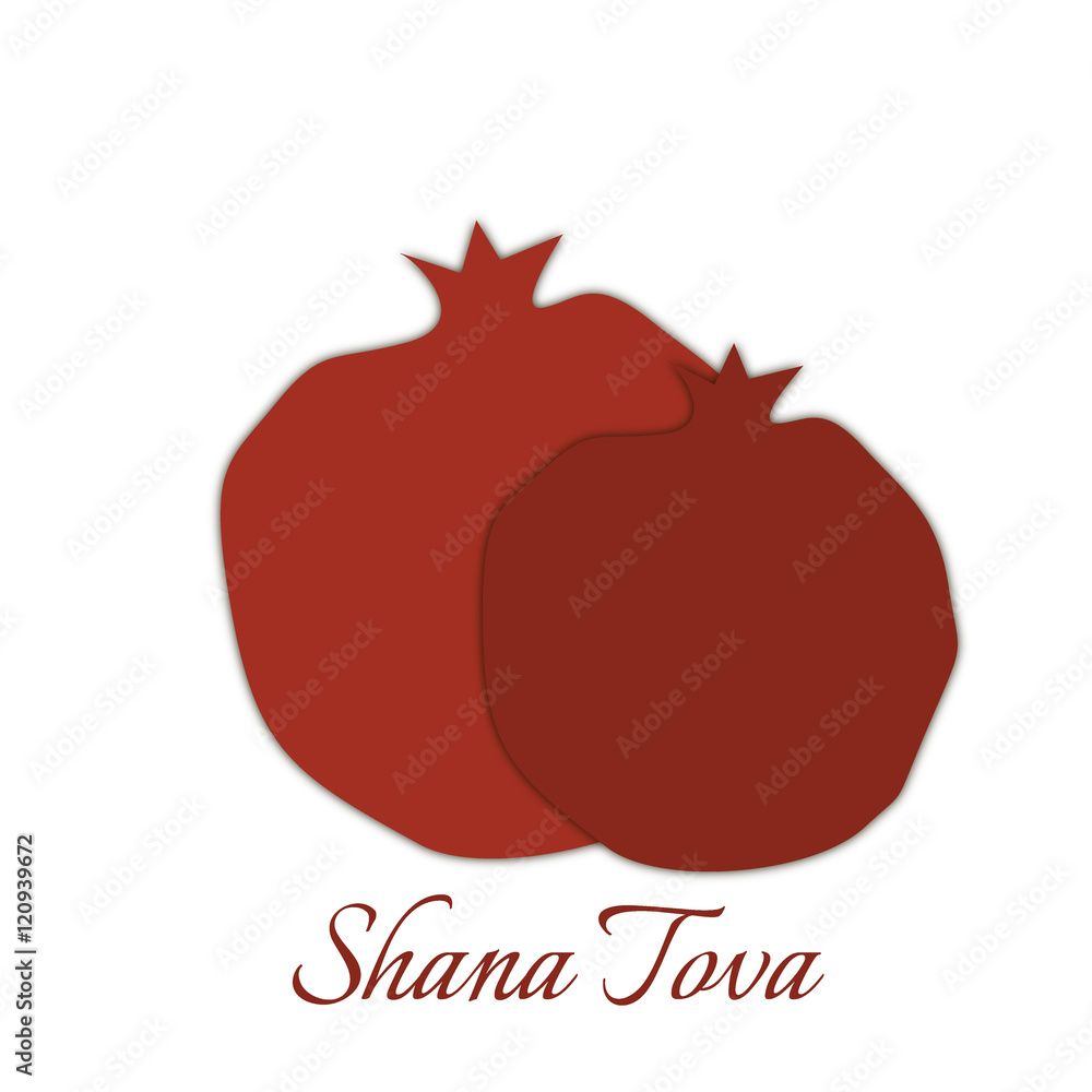 Rosh Hashana jewish new year greeting card. Rosh Hashana jewish new year greeting card.